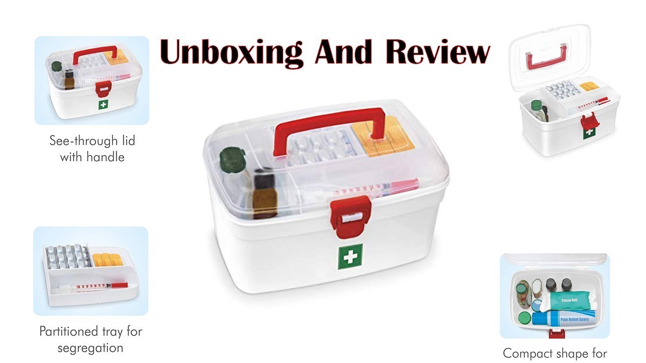 Milton Medical Box/ Medicine organizer/ First Aid box Review & Unboxing