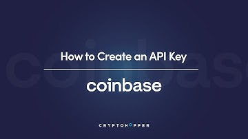 How to create an API key with Coinbase