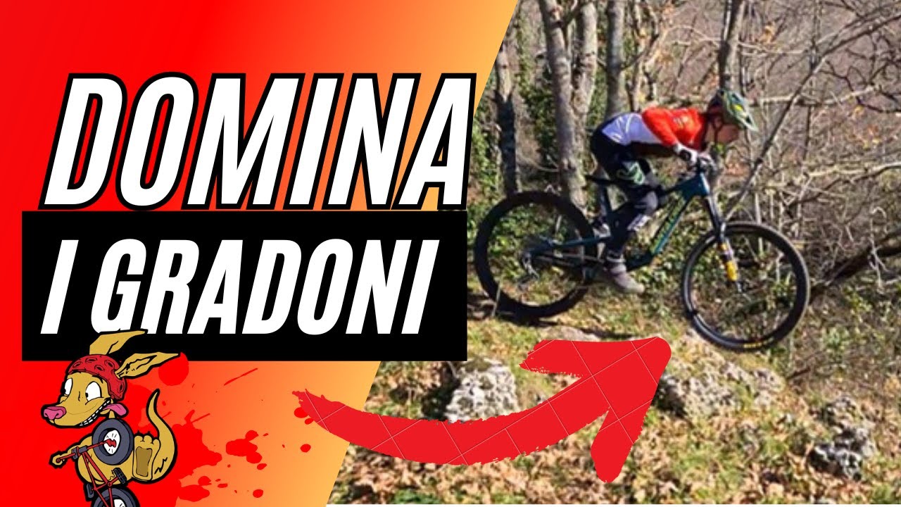 La Tecnica Fondamentale per Affrontare i Gradoni in Mountain Bike come un PRO! 💥🔥