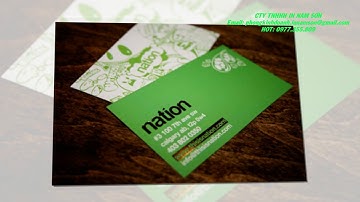 In offset name card đẹp giá rẻ chất lượng tại kcn sóng thần - công ty in nam sơn