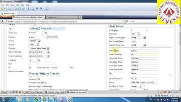 Tích hợp module thống kê số lượng truy cập trong Joomla 2.5