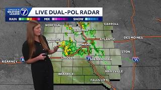 Storm chances near the Omaha metro overnight