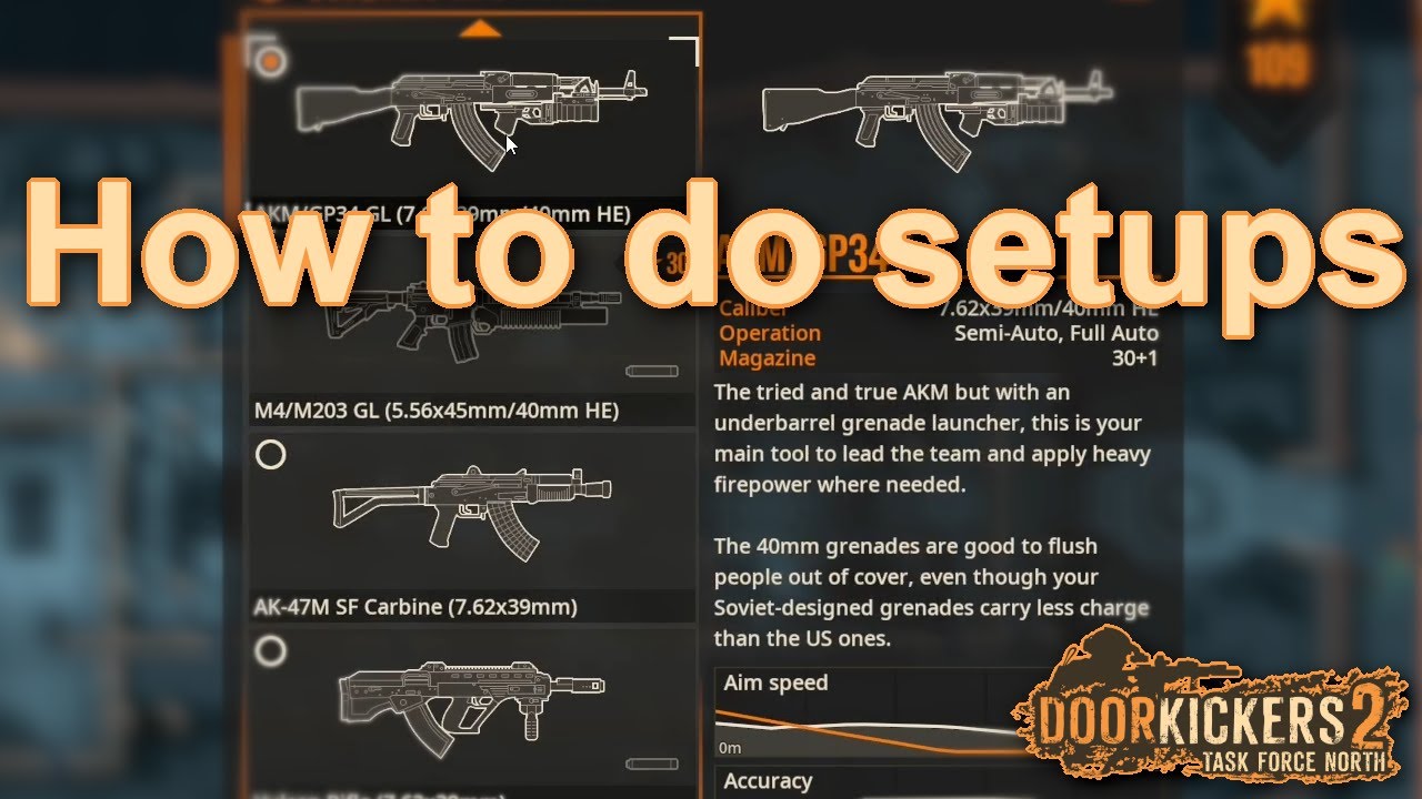 How to setup your soldiers in Door Kicker 2