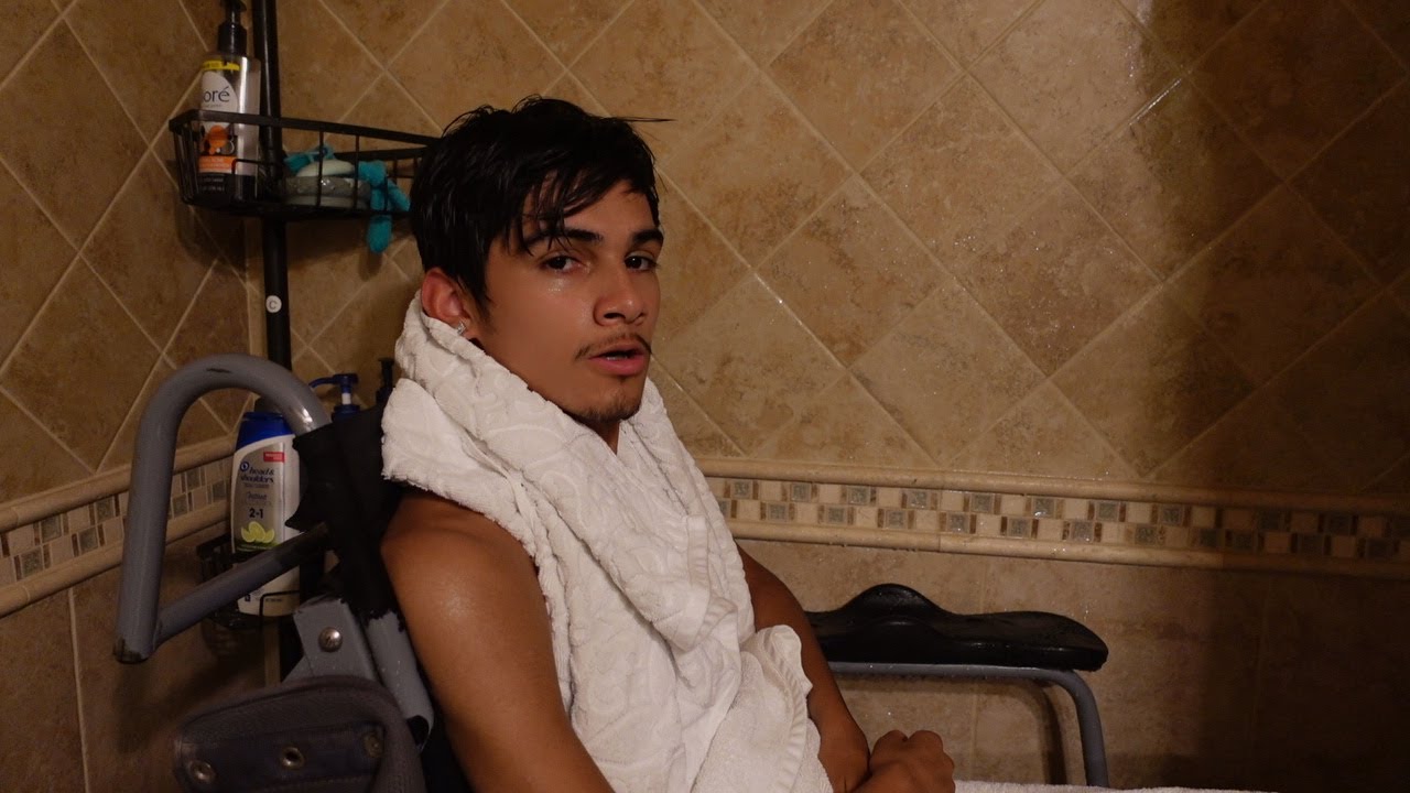 Resume of Last Video Quadriplegic Shower Routine YouTube