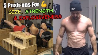 5 Push Up Variations for Insane Size, Strength, & Explosiveness (Chiseled Chest!)