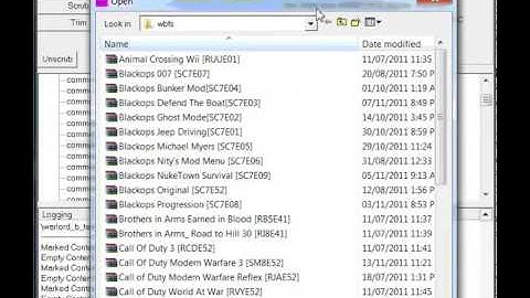 how to use wiiscrubber