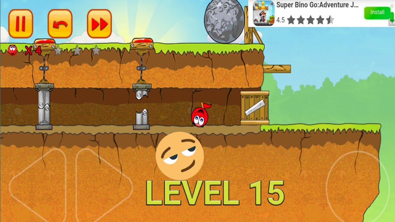 RED BALL 3, LEVEL 15