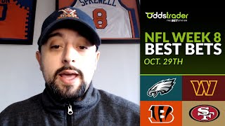 NFL Week 8 Best Bets Free Picks Predictions by Jefe Picks Oct 29th