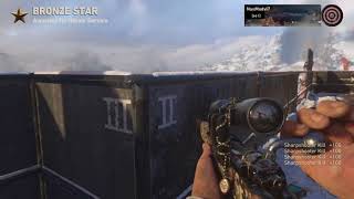 COD WWII : Quad Kill with a collateral (sniper)