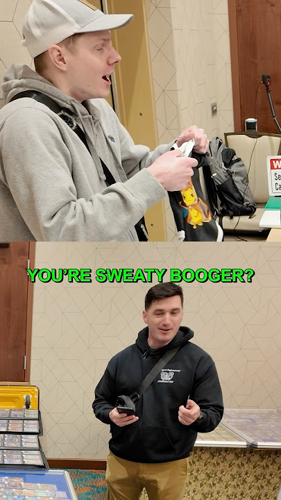 The man, the myth, the Sweaty Booger | Pokemon card vendor POV #pokemon #wholesome #kindness