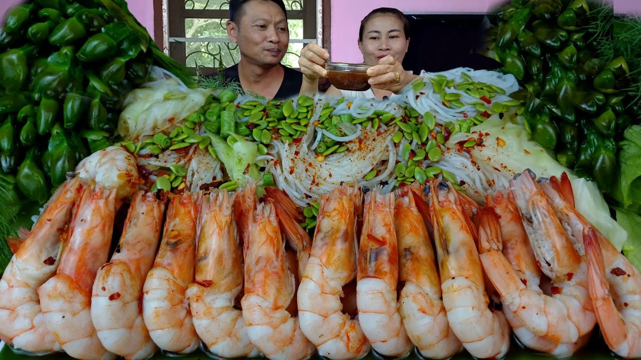 ข้าวปุ้นซาวน้ำปลาร้ากุ้งสุกเนื้อแน่นๆหวานๆแกล้มผักเต็มถาดจ้า|1 กุมภาพันธ์  2026