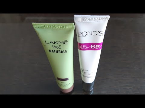 Lakme 9to5 naturale cc cream vs Ponds white beauty BB+ cream review, which cream is best for you