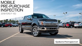 2018 Ford F-150 pre-purchase inspection