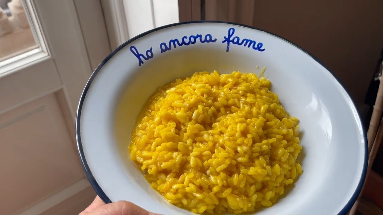 Ecco la ricetta del vero risotto alla milanese YouTube