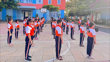 Bài Thể Dục Với Gậy Lớp 4 Sách Cánh Diều Trường TH Nguyễn Hữu Cảnh TP Vũng Tàu