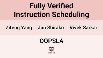[OOPSLA24] Fully Verified Instruction Scheduling