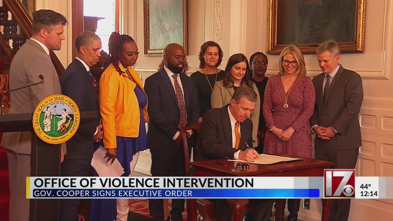NC Governor signs executive order creating the Office of Violence Prevention