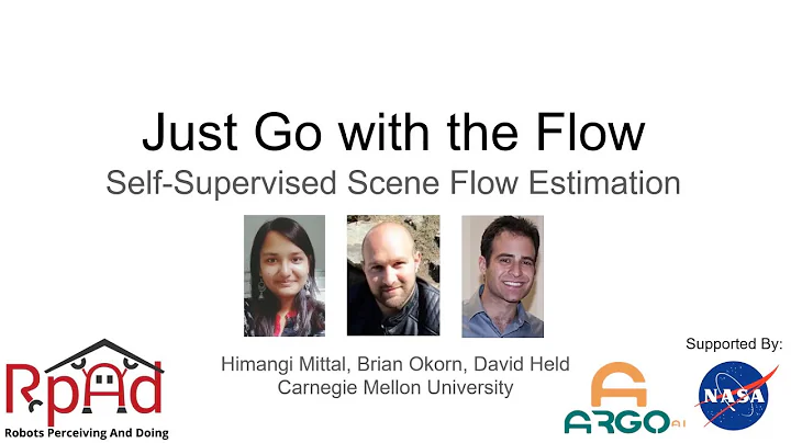 CVPR 2020 (Oral) - Just Go with the Flow: Self-Supervised Scene Flow Estimation