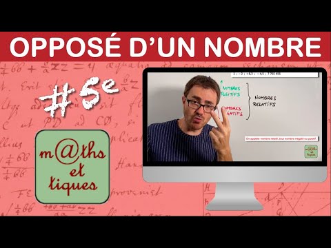 Vidéo: Quelle est la somme des nombres opposés ?