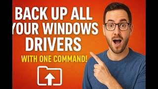 Back Up ALL Your Windows Drivers with ONE Command! 😳