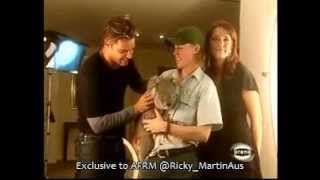 Ricky Martin in Australia: Ricky meets a True blue "Aussie"!