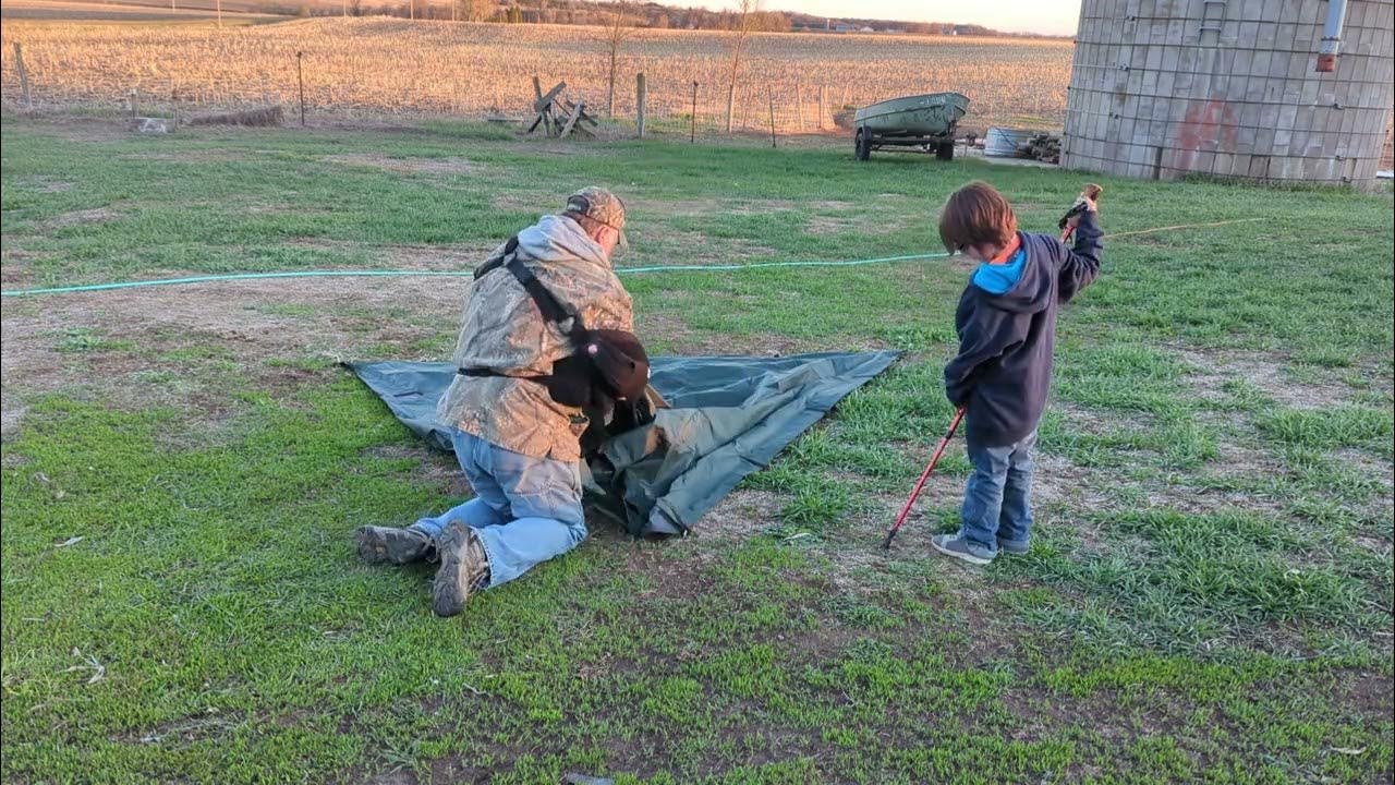 Fully enclosed quick tarp shelter YouTube