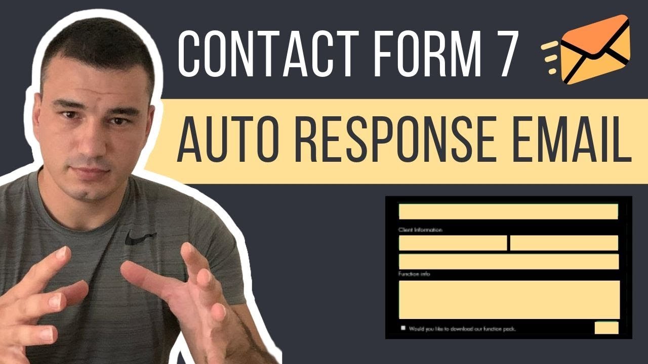 Contact Form 7 Auto Response Email Notification Email Settings YouTube Contact form 7 auto response email notification email settings youtube
