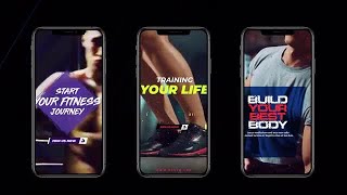 Instagram Stories: Sport Pack After Effects Templates