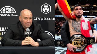 Dana White Reacts to Illa Topuria KO Alexander Volkanovski at UFC 298