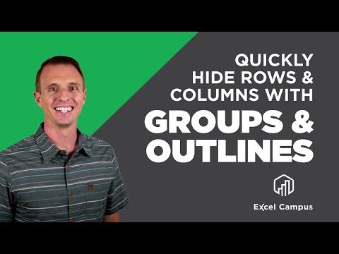 Quickly Hide Rows & Columns with Groups and Outlines in Excel