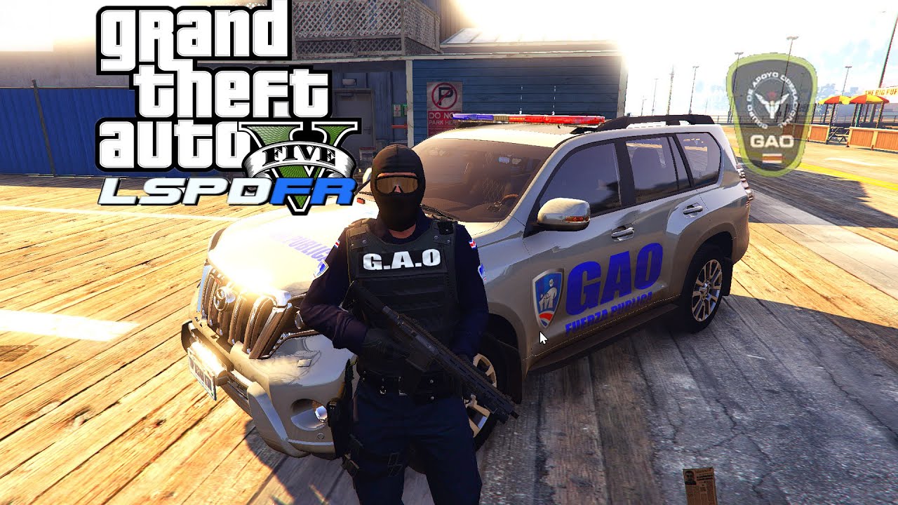 GTAV-G.A.O TOYOTA LAND CRUISER PRADO COSTA RICA-LSPDFR#9