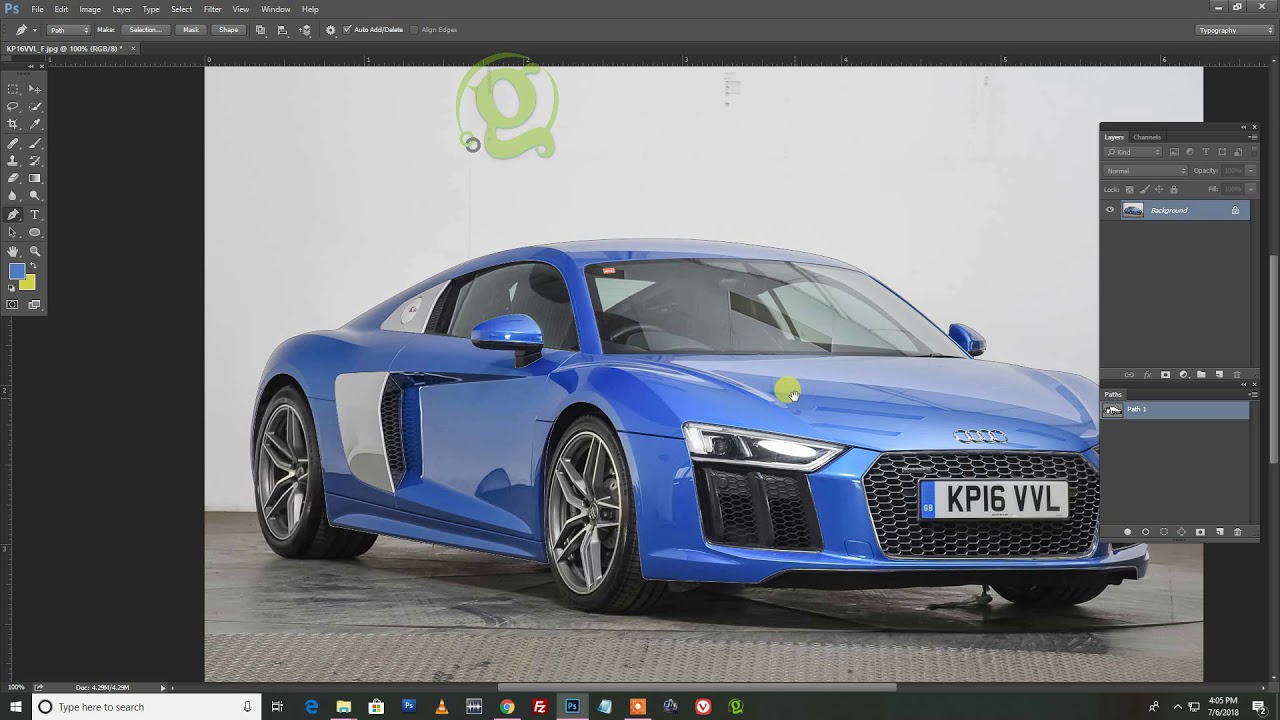 How to change car color in Photoshop cs6 - YouTube