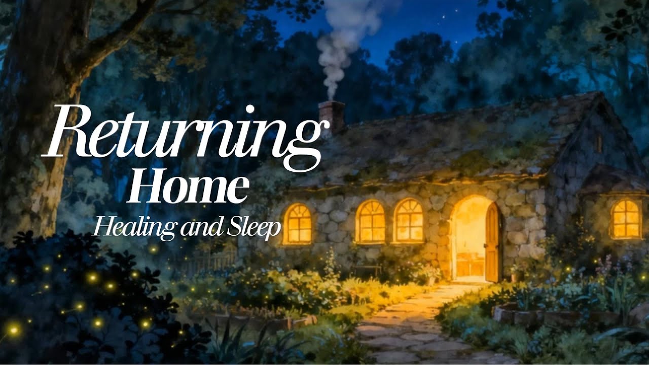 Returning Home 🏡 Gentle Piano & Flute for Healing | 🎧 Ghibli Music