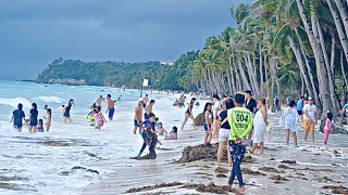 Look! This is BORACAY White Beach Path on May 26 2024 Bagyong Aghon