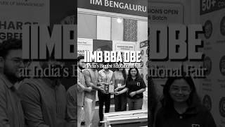 Highlights from India's Biggest Education Fair with IIM Bangalore! #bbadbe