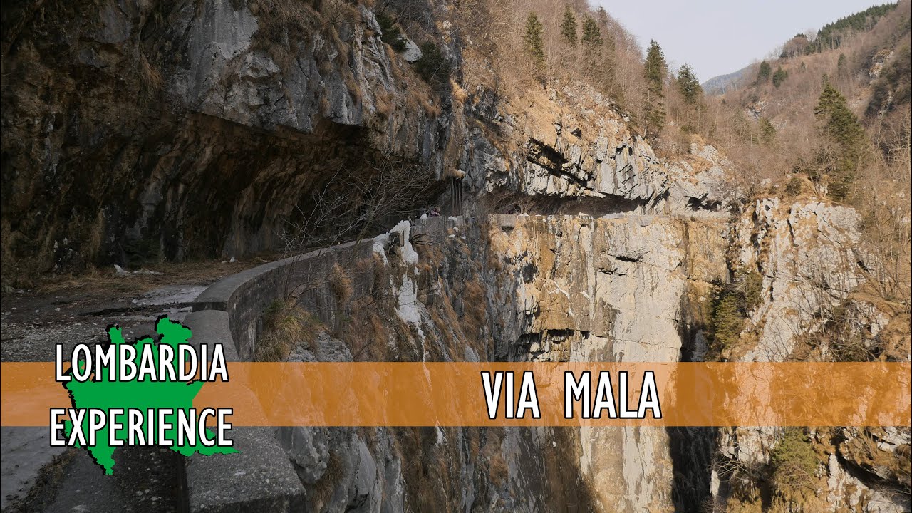 COLERE: la pericolosa strada scavata nella roccia in Val di Scalve