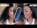Testing the TYMO Hair Straightening Comb on NATURAL TYPE 4 HAIR | Does it really work? Silk Press?