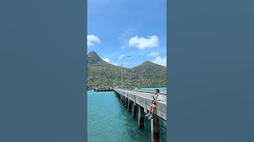 Lúc mây trời xanh nắng #ConDao Bãi biển Họng Dầm