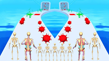 MAX LEVELS in DNA Run 3D - Android IOS Gameplay - Levels (20-21).