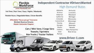 Independent Contractor #DriversWanted 4 Package Delivery Routes. #Vans #Sprinters #BoxTrucks