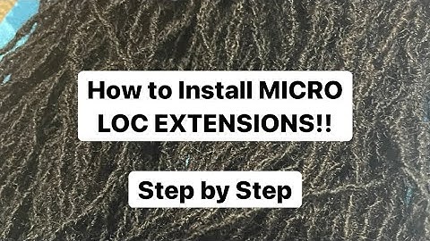 How to INSTALL micro loc extensions!!