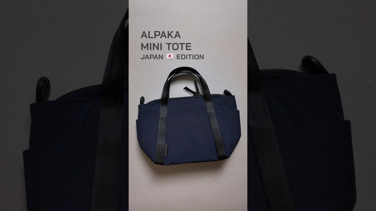 Alpaka Mini Tote Japan Edition – Urban Compact Lifestyle 