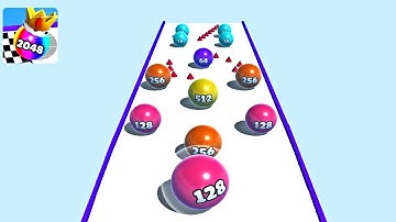 Ball Merge 2048 ! All Levels Gameplay (981-985) android, ios