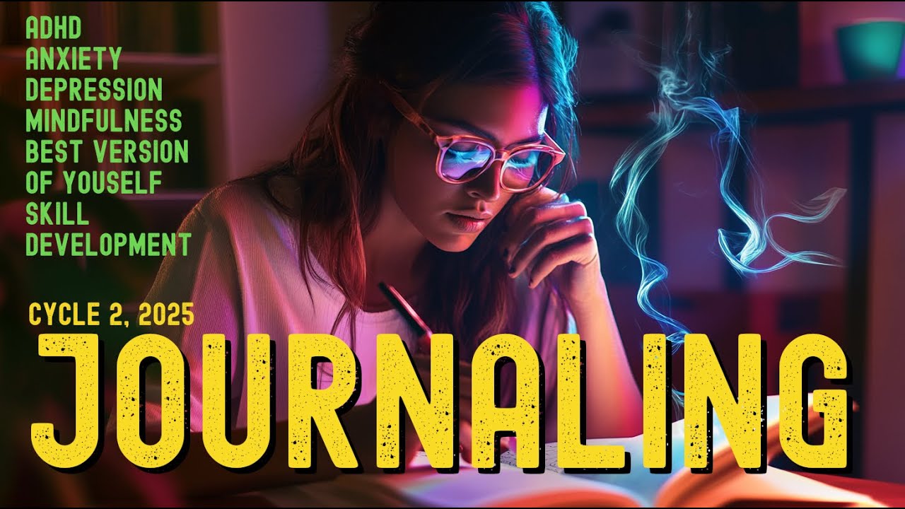 Journal with me   ADHD, Anxiety, Depression, Mindfulness & Spiritual Development Cycle 2, Day 10 202