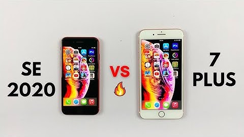 iOS 15 Vs 16.6 SPEED TEST - iPhone 7 Plus Vs iPhone SE 2020