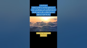 سورة الاحزاب-آية05: القارئ/محمد جواد سوالمة