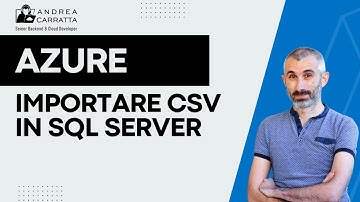 Azure Data Studio - Come importare CSV in SQL Server