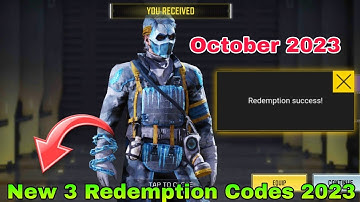 *Active* New 3 October 2023 Redeem Codes In Call Of Duty Mobile | New Redeemption Codes In CODM 2023