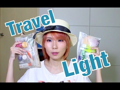 How to pack light for travel