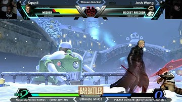 Bar Battles #2 - UMvC3 Winners - Josh Wong VS Squall